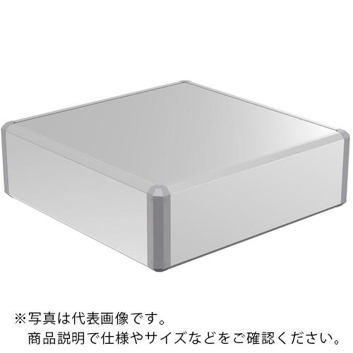 【SALE通貨価値】タカチ ( タカチ電機産業 ) 軽銀ボックス席 W400×H125.4×D400 しろがね色/薄墨色 ( FC13-40-40GS ) 【製造業者取寄】