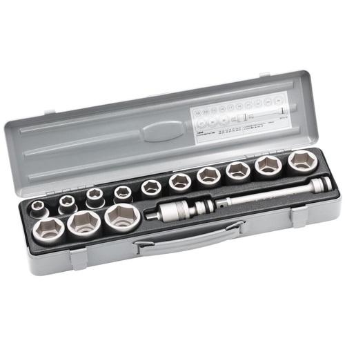TONE インパクト用ソケットセット(樹脂トレー付) 15pcs 差込角12.7mm ( NV4132 )