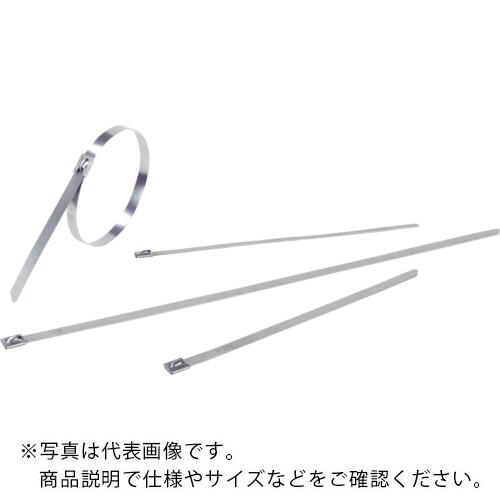 TY－MET ( ABB ) 304ステンレススチールタイ(ボールロックタイプ) 幅4.6X長さ1000mm 100本入り ( YLS-4.6-1000A ) ABB(株)