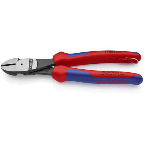 KNIPEX 強力型ニッパー 落下防止 200mm コンフォートハンドル ( 7402-200TBK )