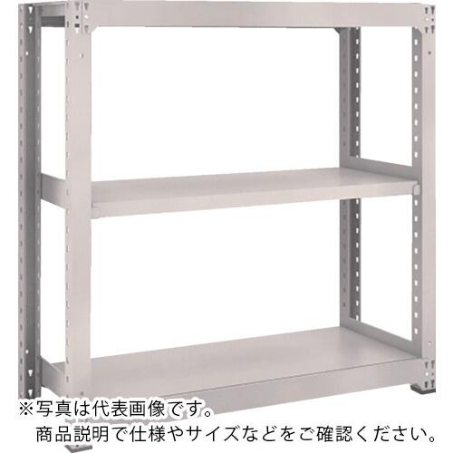 TRUSCO ( トラスコ中山 ) スチールラック M3型中量棚 1800X571XH1200 3段 単体 ネオグレー ( M3-4663 NG(ﾈｵｸﾞﾚｰ) )