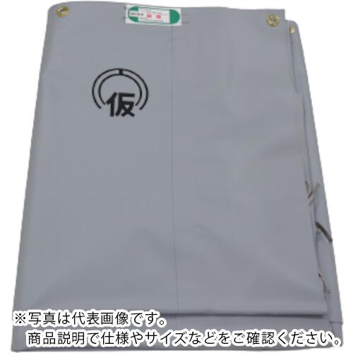 萩原 ( 萩原工業 ) 防音シート(塩ビ)仮説工業会認定品 グレー 1.8m×3.4m ( EBBOUON1834 )