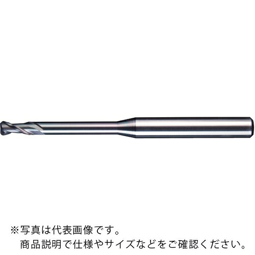 NS ( 日進手道具 ) 銅電極製作用ロングネックラジアスエンドミル DHR237R ( DHR237R-4XR0.1X16 )