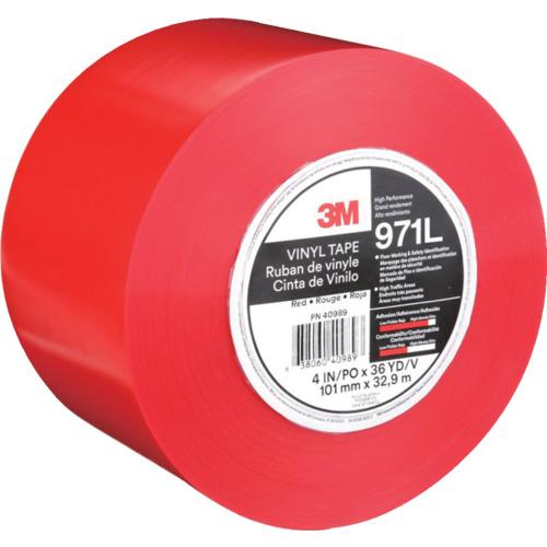 【SALE通貨価値】３M ( スリーエム ) 超高耐久生産ライン磁気テープ 971L 赤 101.6mm×32.9m ( 971L RD 101X32 )