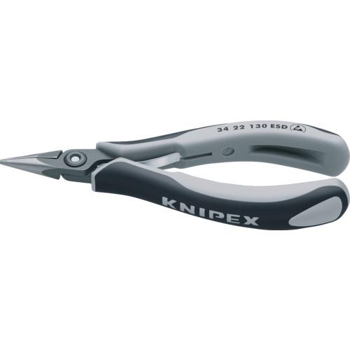 KNIPEX ESD詳しい用ペンチ 半丸 135粍 ( 3422-130ESD )
