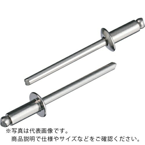 エビ ( ロブテックス ) ブラインドリベット(丸頭) ステンレス/ステンレス製 4-5(1000本入) ( LST45 ) (株)ロブテックス