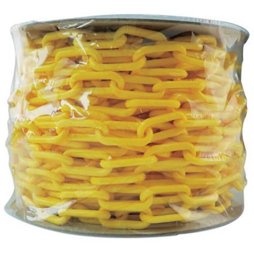 セーフラン ( セーフラン安全用品 ) プラスチック製チェーン 30m 黄 ( 14112 ) セーフラン安全用品(株)