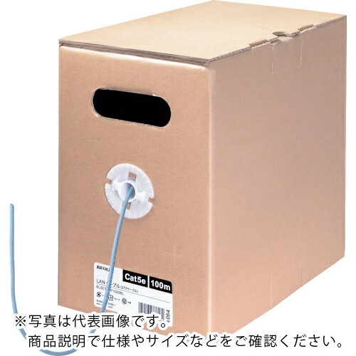 BUFFALO ( 緩衝装置置き目 ) ツメ折れないCat5e ローカルエリアネットワーク有線テレビ STP 100m 青色 ( BL5ETSTP1000BL )