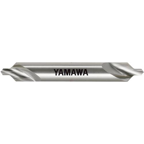 ヤマワ ( 弥満和製作所 ) 強ねじれ溝A形90° センタ穴ドリル CE-Q 8X90゜X18 ( CE-Q-8X90X18 )