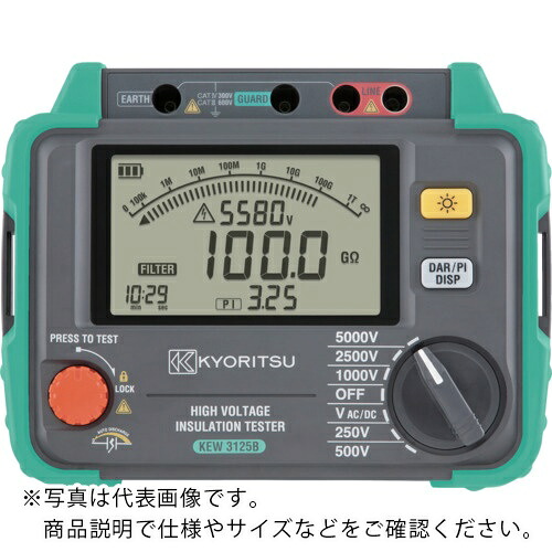 KYORITSU ( 共立電気計器 ) 高圧絶縁抵抗計 ( KEW3125B )