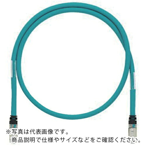 PANDUIT ( パンドウイット ) CAT5E 高ノイズ対応産業用LANケーブル 緑青 0.3m ( ISTPHCH0.3MTL ) 【10本セット】