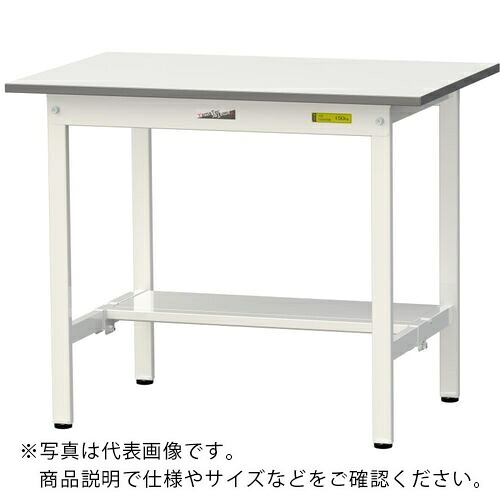【SALE必要経費】まっ盛りテック ( 山金工業 ) 軽さ御役目台 細工物時刻表150続きもの くっ付ける式 横ずっぽう棚付 低圧メラミン天板 W900×D600×H740粍 シルキーホワイト ( SUP-960T-WW )