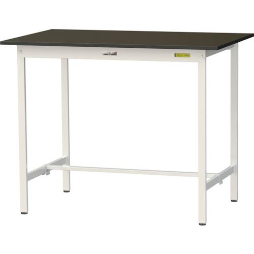 ヤマテック ( 山金工業 ) 実験用作業台 LABシリーズ実験用ラボテーブル 固定式 指紋レスメラミン天板 W1200×D750×H950 ブラウン/シルキーホワイト ( SLMH-1275-BRW )