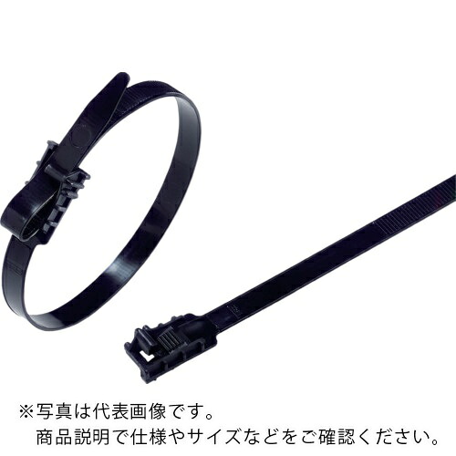 TY－Rap ( ABB ) リリース結束バンド゛ 耐候 黒色 幅12.7×長さ483mm 100本入り ( TY409 )