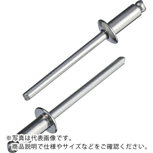 エビ ( ロブテックス ) 日おおいリベット(ステンレス鋼/ステンレス鋼製) 5-6(1000本入) 箱入 ( NST56A )