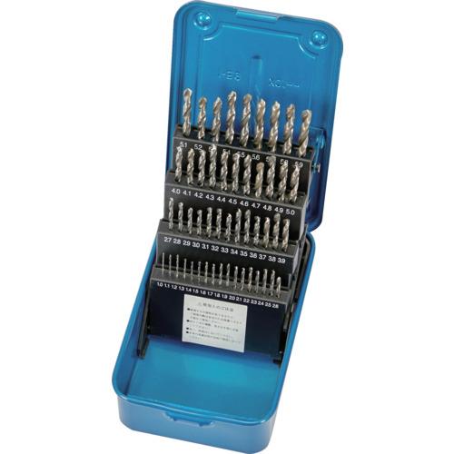 TRUSCO ( トラスコ中山 ) ハイスストレートドリル 50本組セット(スチールケース付) ( TSHD-50SET )