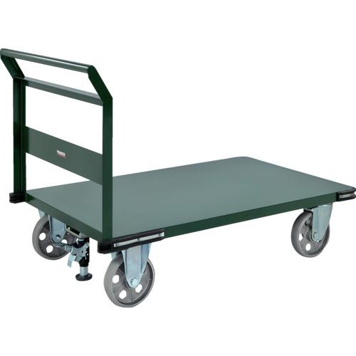 TRUSCO ( トラスコ中山 ) 鋼鉄製運搬車 1200X750 アルティミットウレタンキャスター ストッパー付 ( PH-1AUSS )