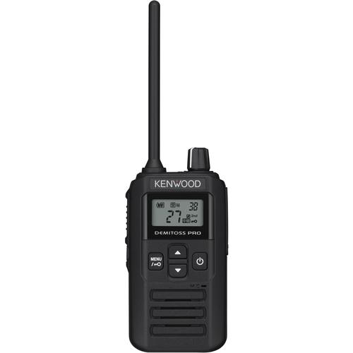 【SALE通貨価値】KENWOOD ( JVCケンウッド ) 一種独特小ワット数トランシーバー(代わり代わり・中継ぎ相応う) DEMITOSS PRO 黒いこと ( UBZ-BM51 BK )