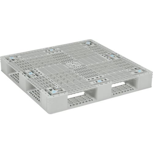 サンコー ( 三甲 ) プラスチックパレット 845004 GT-1111D4-4 Aグレー ( SK-GT-1111D4-4-GLA )