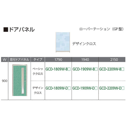 NAIKI ( ナイキ ) 窓付きドアパネル デザイン ( GCD-2209W-D ) (株)ナイキ 【メーカー取寄】