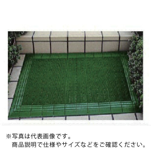 NAIKI ( ナイキ ) ニューエルバーマット W600×D900×H20 ( SNN0609-GR ) (株)ナイキ 【メーカー取寄】