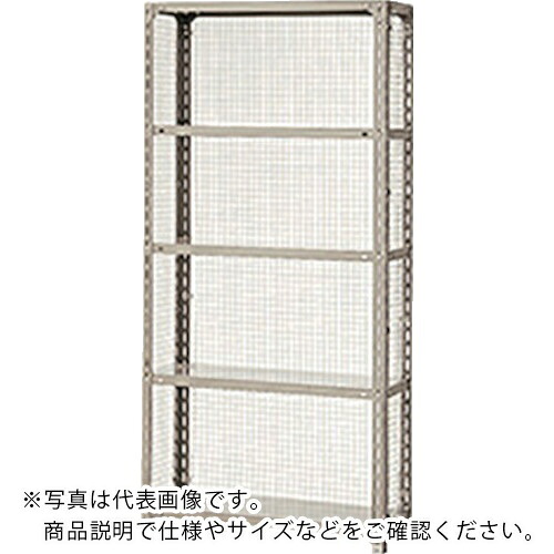 NAIKI ( ナイキ ) G型金網付棚 W1815×D465×H1800 ( RLG665-5 ) (株)ナイキ 【メーカー取寄】