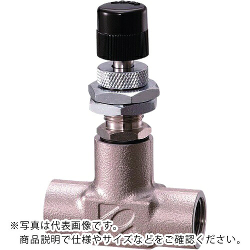 KOFLOC ( コフロック ) 精密ニードルバルブ MODEL 2412 SERIES ( 2412-T-B-1/4-AR-0.1MPA-50L/MIN ) コフロック(株) 【メーカー取寄】