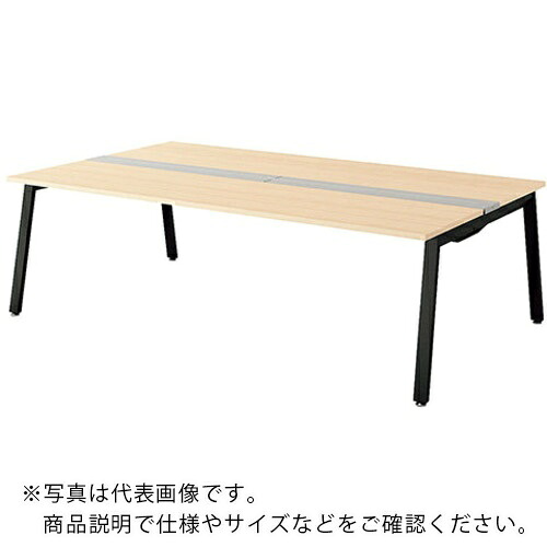 NAIKI ( ナイキ ) 大型ベンチテーブル (基本型) (両面タイプ) ( RXFN2414K-BS ) (株)ナイキ 【メーカー取寄】