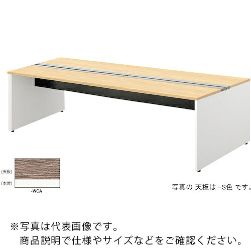 【SALE通貨価値】NAIKI ( ナイキ ) 涼み台事務机 ( MF2412K-WCA ) 【製造業者取寄】