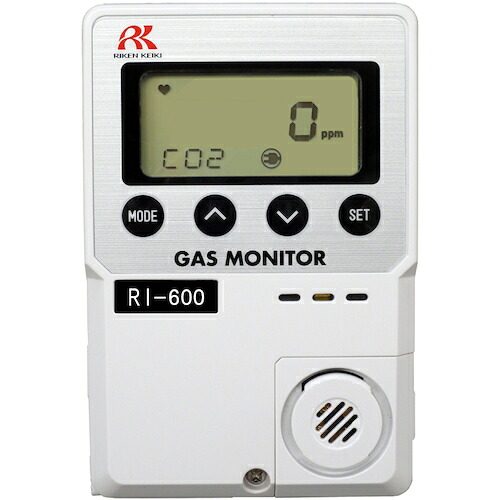 理研 ( 理研計器 ) 飾り気の無い定置型炭酸ガス計 RI-600(0-5000PPM)DC24V遣りかた(トレーサビリティ証拠立てる書き出し) ( RI600-00-01 DC 5000 X2000 ) 【製造業者取寄】