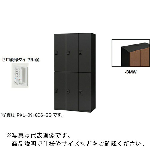【SALE必要経費】NAIKI ( ナイキ ) 個人的ロッカー(6人用) 衣嚢 PKL型 ラージタイプ 絶無舞いもどる文字盤錠 ( PKL-0918DR6-BMW ) 【製造業者取寄】
