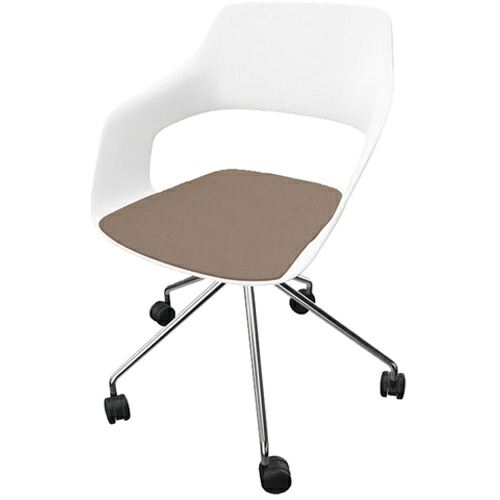 NAIKI ( ナイキ ) ミーティングチェアー(肘付) オッコ 222 range Occo ( 222-41-WH-65218 ) (株)ナイキ 【メーカー取寄】