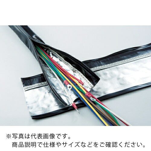 TRUSCO ( トラスコ中山 ) 【売切廃番】電磁波シールド結束チューブ ジッパータイプ 30Φ10m ( SHNF-30-10 ) トラスコ中山(株)