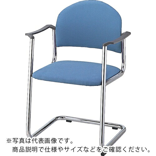 NAIKI ( ナイキ ) パイプチェアー 布張り ( E166FM-LBL ) (株)ナイキ 【製造業者取寄】 その他-DIY・工具