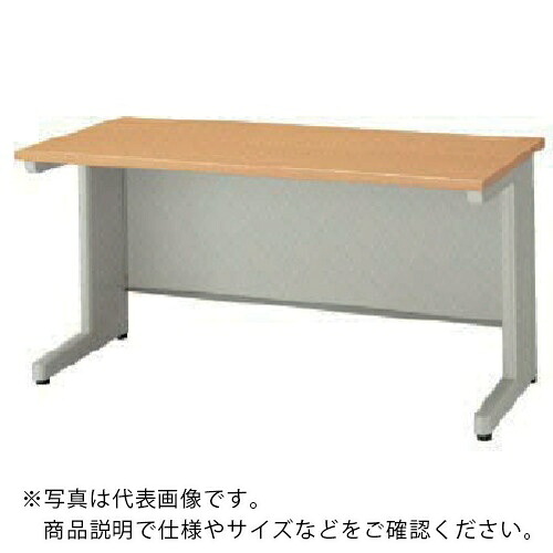 NAIKI ( ナイキ ) 平デスク(引出し無し) NED型/天板:ライトバーチ木目 本体:ウォームホワイト/W800×D700×H700 ( NED087FDN-AWL ) (株)ナイキ 【メーカー取寄】