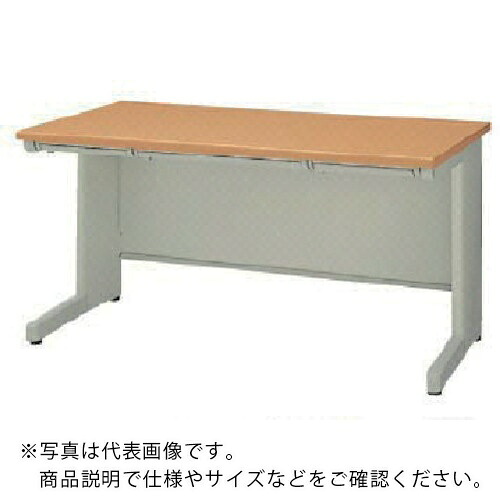 NAIKI ( ナイキ ) 平デスク NED型/天板:ライトバーチ木目 本体:ウォームホワイト/W1400×D600×H700 ( NED146F-AWL ) (株)ナイキ 【メーカー取寄】