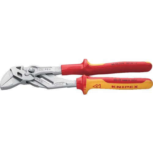 KNIPEX 絶縁プライヤーレンチ 250mm ( 8606-250 )|配管材料プロ トキワ