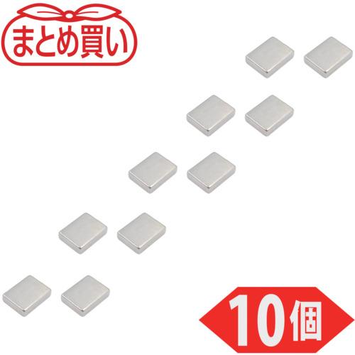 【SALE通貨価値】TRUSCO ( トラスコ中山 ) まとめ買い ネオジム羅針盤 角形 20mmX15mmX5粍 10個入 ( TN20-15K-10P )