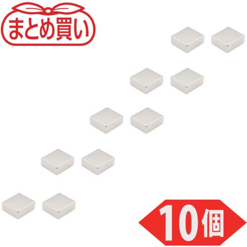 【SALE通貨価値】TRUSCO ( トラスコ中山 ) まとめ買い ネオジム羅針盤 角形 20mmX18mmX7.5粍 10個入 ( TN20-18K-10P )