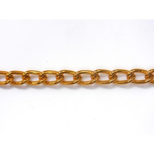 ニッサチェイン アルミカラーチェン 30m 金 ( AM25-GD ) 【製造業者取寄】