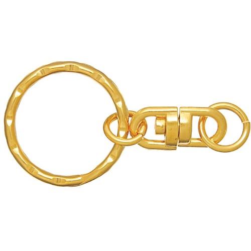 【SALE通貨価値】ニッサチェイン ゴールド鉄キーホルダー (100個入) ( IKE-10-GD ) 【製造会社取寄】