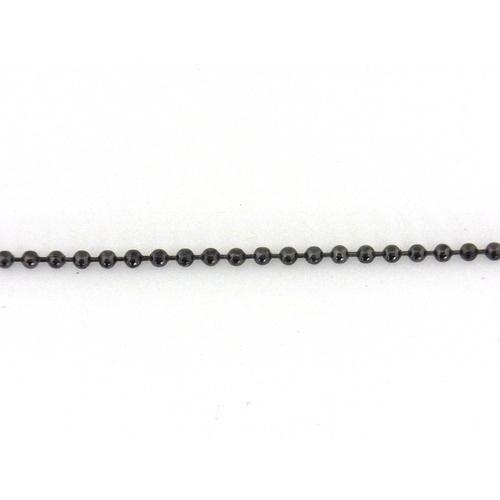 ニッサチェイン ニッケルボールチェン 30m 黒 ( BB1023-BK-NI )