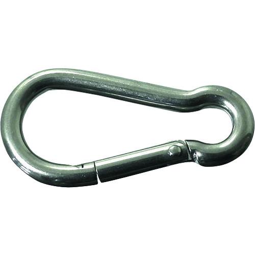ニッサチェイン ステンスプリングフック 10粍 (10個入) ( SAH100 ) 【製造業者取寄】