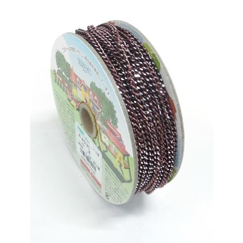 【SALE通貨価値】ニッサチェイン 軽銀Cマンテル 30m巻 茶 ( R-AS12C-BR ) 【製造会社取寄】