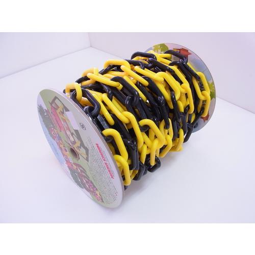 ニッサチェイン PW60 プラカラーチェイン 黄/黒 ( R-PW60-Y/BK ) 【製造業者取寄】