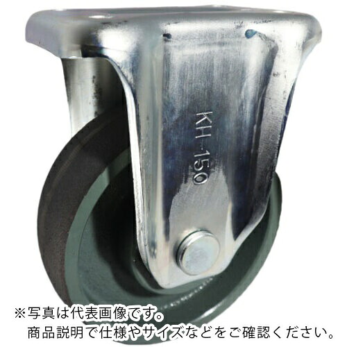 ヨドノ 差しつかえ重用押し付ける製くっ付けるキャスター付鋳鉄拷問台 拷問台径130粍 ( CHB-KH130X50 ) 【製造業者取寄】