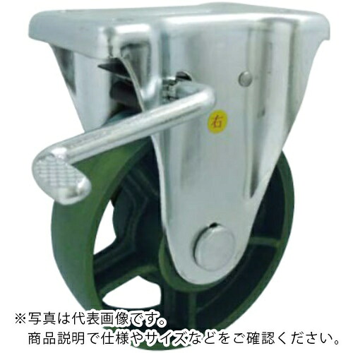 ヨドノ 鋳鉄拷問台(ベアリング入) 押し付ける製くっ付ける金具 ストッパー付 拷問台径200粍 ( CB-WKB200 ) 【製造業者取寄】