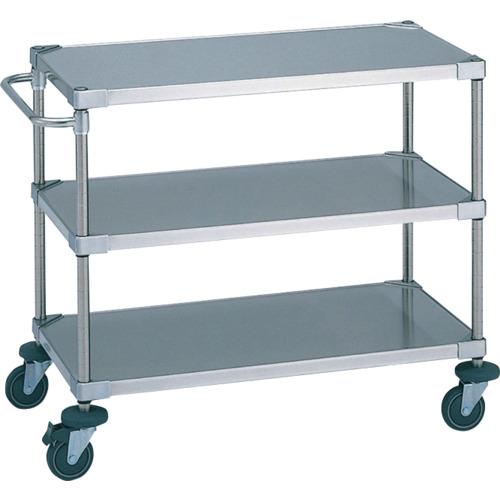ERECTA ( エレクター ) ステンレスエレクター・カート UTSカート φ100 間口686×奥行461mm×高さ815mm オールSUS ステンレステーパータイプ ( 3SUTS0S )
