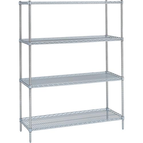【SALE通貨価値】ERECTA ( エレクター ) スーパーシリーズ・サイドアップシェルフ 間口910mm×奥ふかさ460mm×高さ1892粍(P) DB無 4段 ( MU910P1900N4 ) 【製造会社取寄】