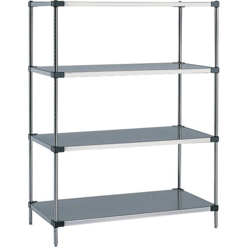 【SALE通貨価値】ERECTA ( エレクター ) 百貨店つづき物・430ソリッドシェルフ 間口606mm×奥ふかさ461mm×高さ1892粍(P) DB無 4段 ( MSS610P1900N4 ) 【製造会社取寄】